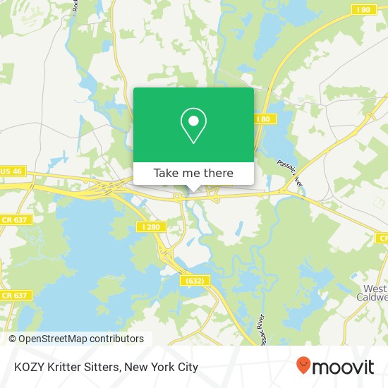 KOZY Kritter Sitters map