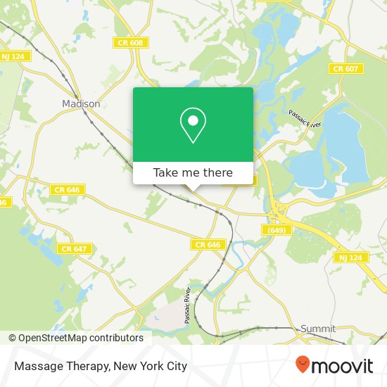 Mapa de Massage Therapy