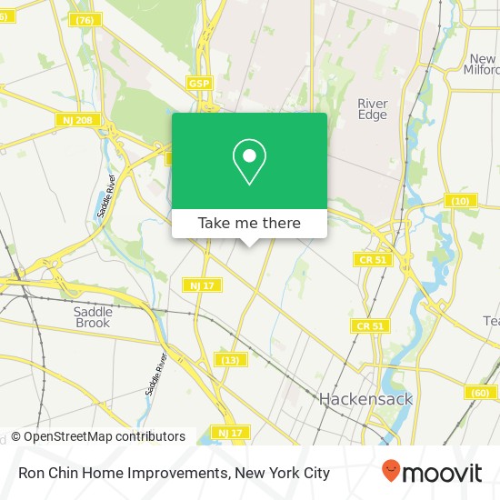 Mapa de Ron Chin Home Improvements