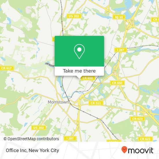 Office Inc map