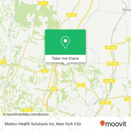 Medco Health Solutions Inc map