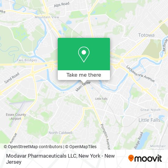 Modavar Pharmaceuticals LLC map