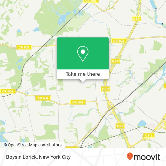Mapa de Boysin Lorick