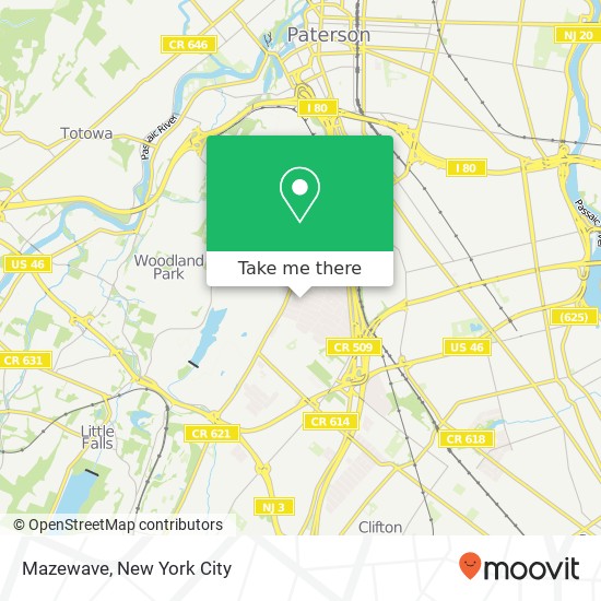 Mazewave map