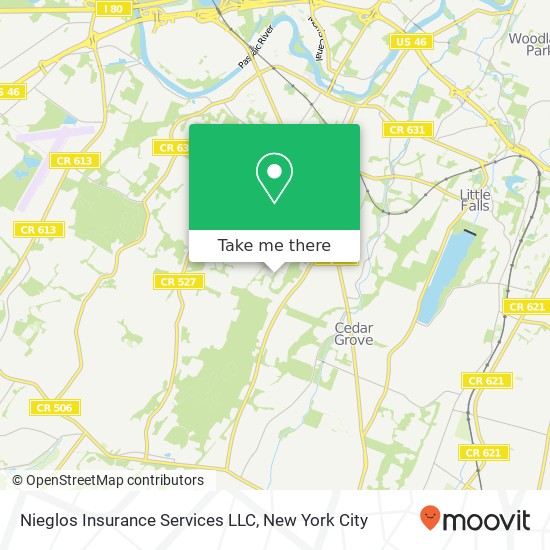 Mapa de Nieglos Insurance Services LLC