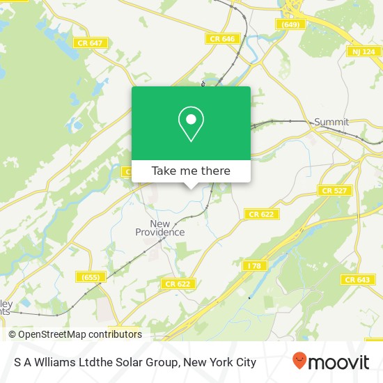 Mapa de S A Wlliams Ltdthe Solar Group