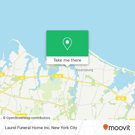 Mapa de Laurel Funeral Home Inc