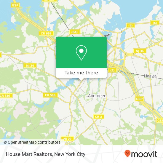 House Mart Realtors map