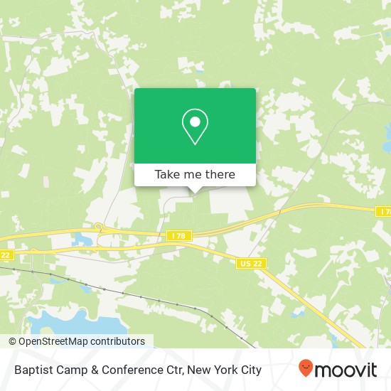 Baptist Camp & Conference Ctr map