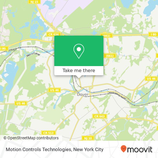 Motion Controls Technologies map