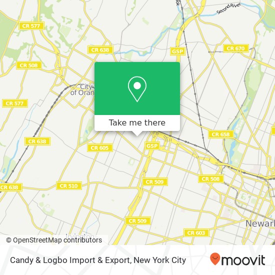 Candy & Logbo Import & Export map