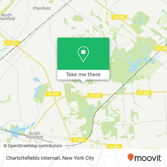 Charlottefields Internati map