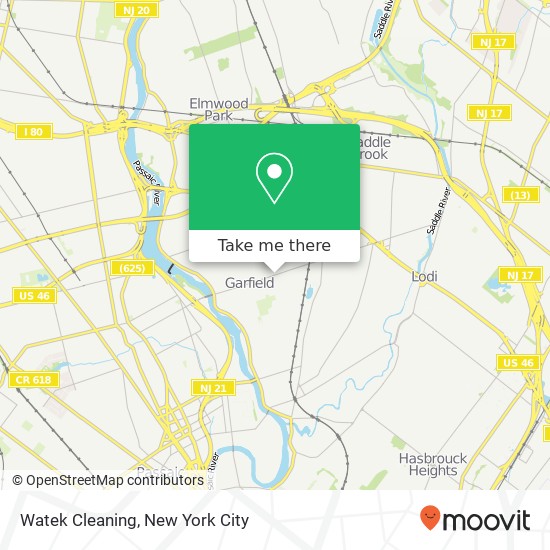 Watek Cleaning map