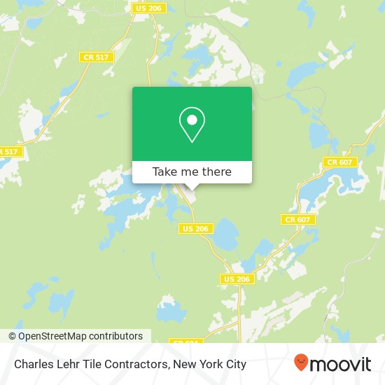 Charles Lehr Tile Contractors map