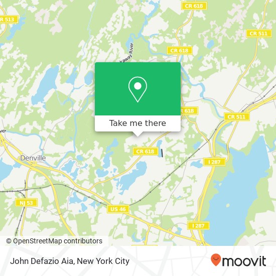 Mapa de John Defazio Aia