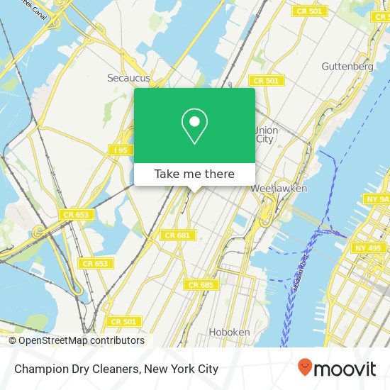 Champion Dry Cleaners map