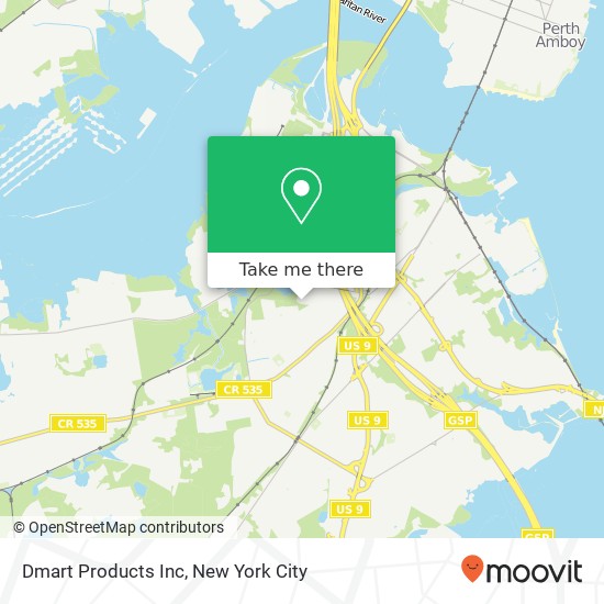 Dmart Products Inc map