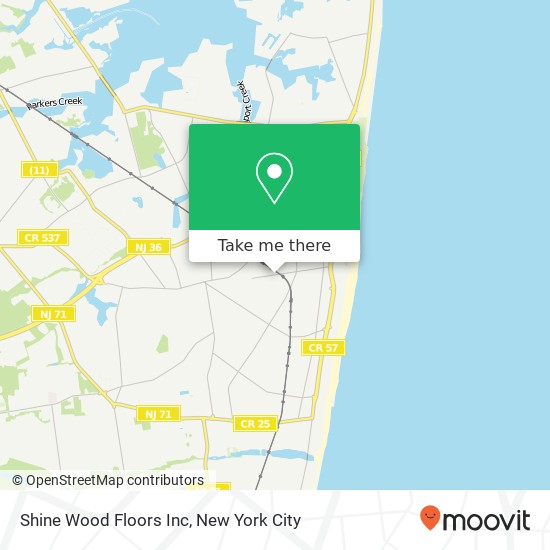 Shine Wood Floors Inc map