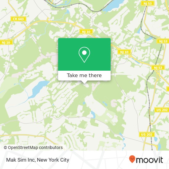 Mak Sim Inc map