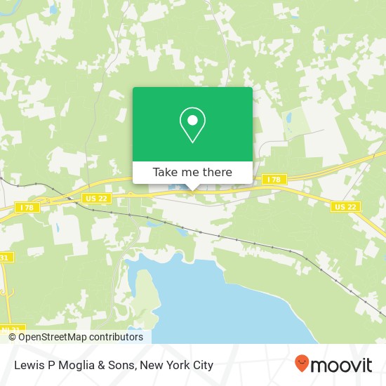 Mapa de Lewis P Moglia & Sons