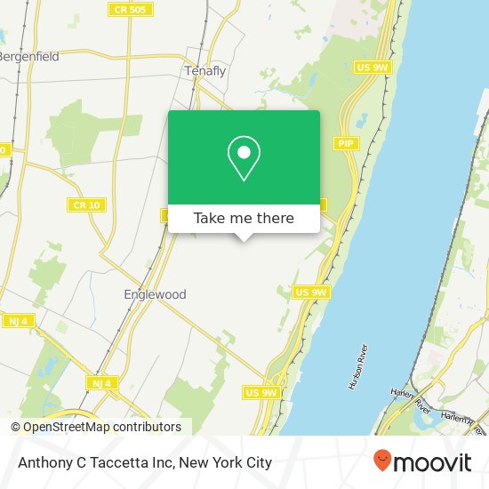 Anthony C Taccetta Inc map