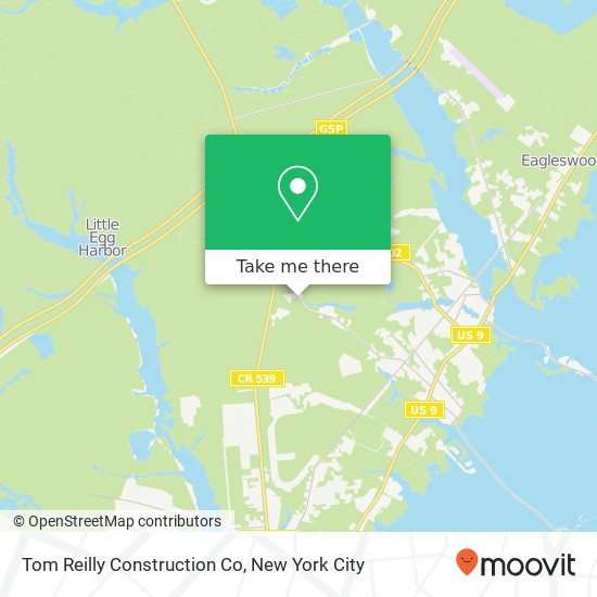 Tom Reilly Construction Co map