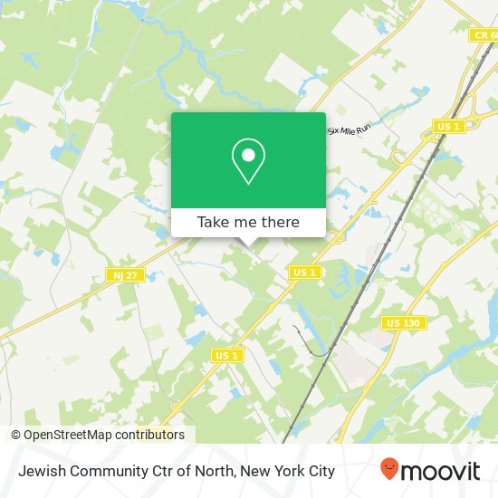 Mapa de Jewish Community Ctr of North