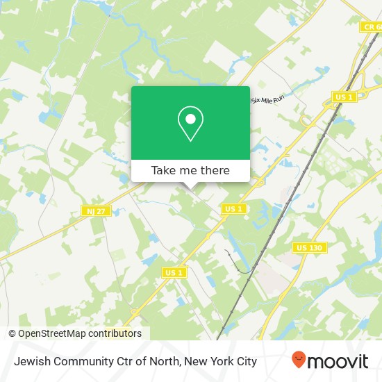 Jewish Community Ctr of North map