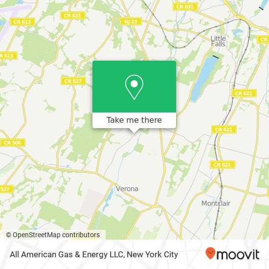 Mapa de All American Gas & Energy LLC