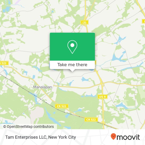 Tam Enterprises LLC map