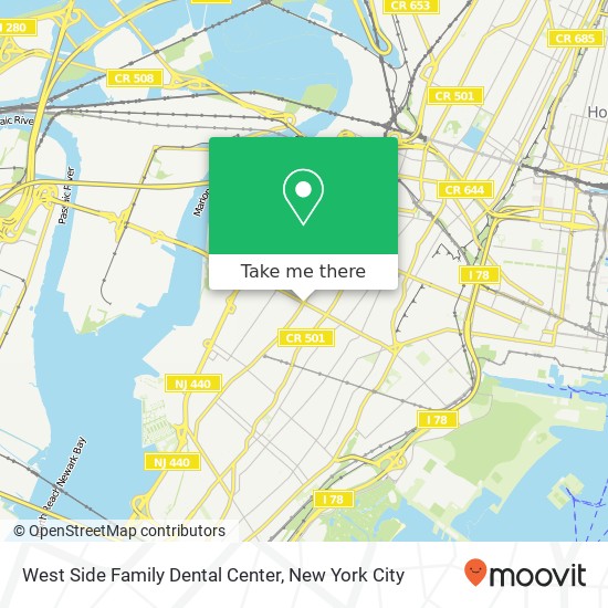 Mapa de West Side Family Dental Center