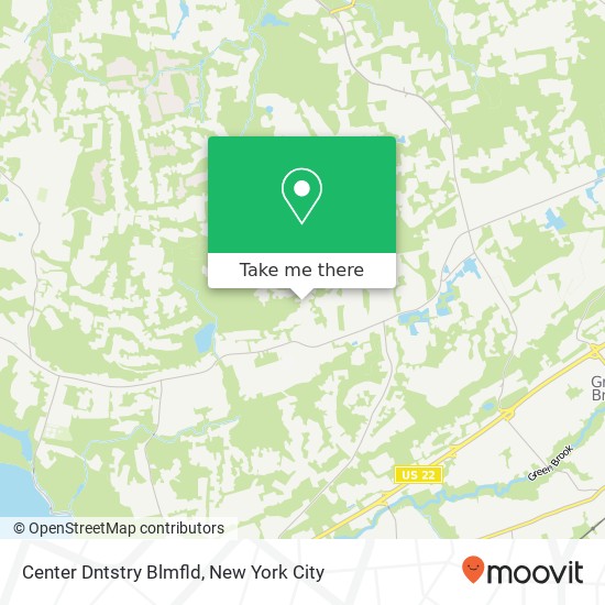 Center Dntstry Blmfld map
