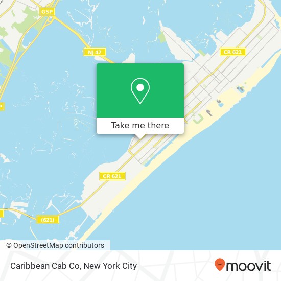 Caribbean Cab Co map