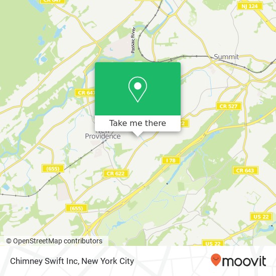 Mapa de Chimney Swift Inc