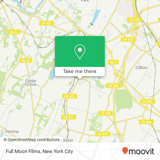 Full Moon Films map