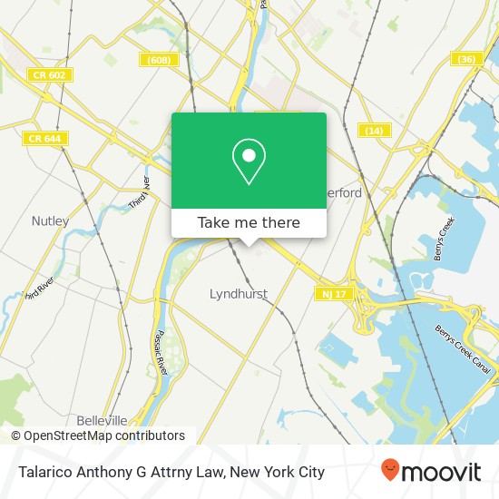Mapa de Talarico Anthony G Attrny Law
