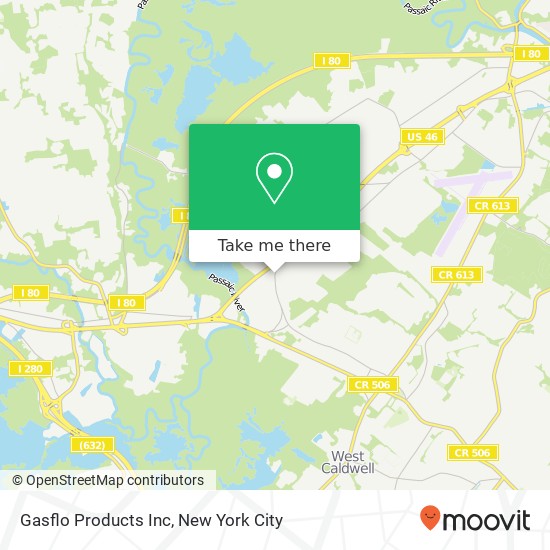 Gasflo Products Inc map