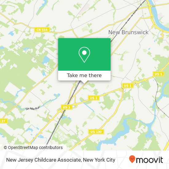 Mapa de New Jersey Childcare Associate