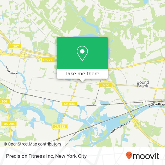 Precision Fitness Inc map