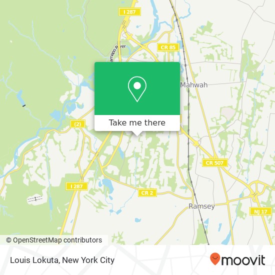 Mapa de Louis Lokuta