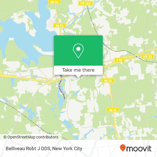 Belliveau Robt J DDS map