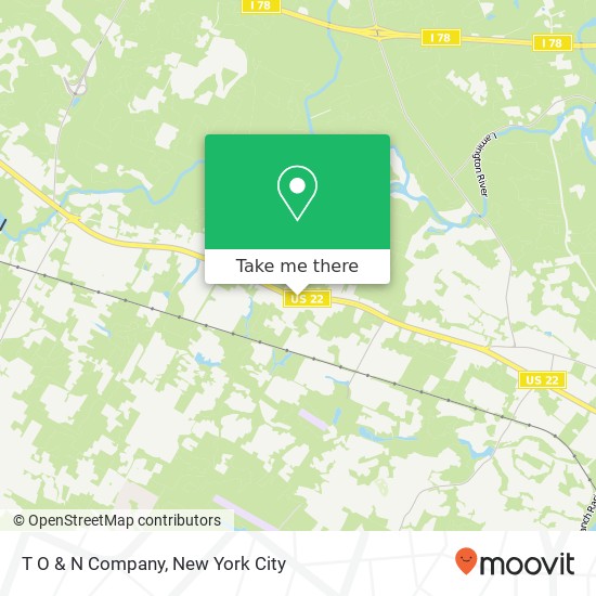 T O & N Company map