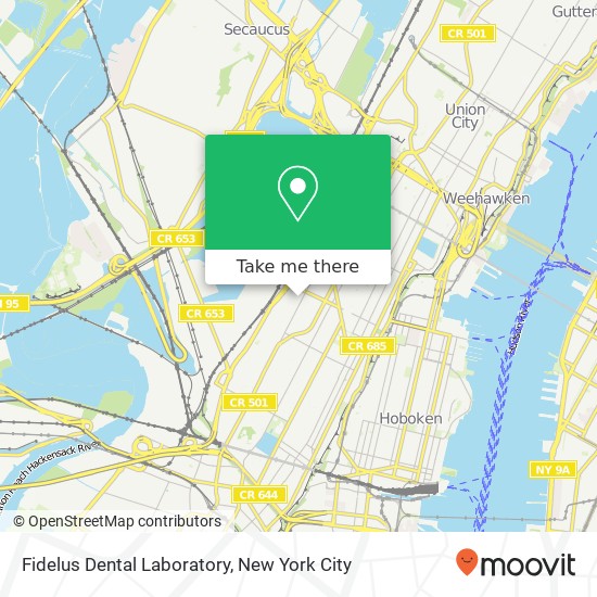 Fidelus Dental Laboratory map