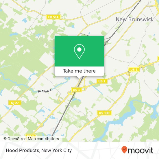 Hood Products map