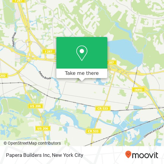 Papera Builders Inc map