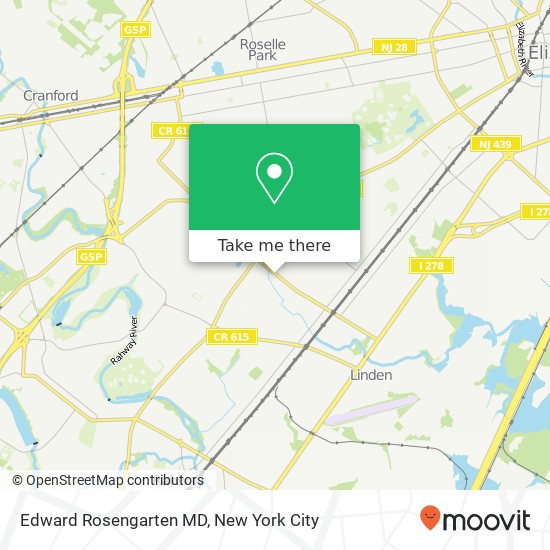 Edward Rosengarten MD map