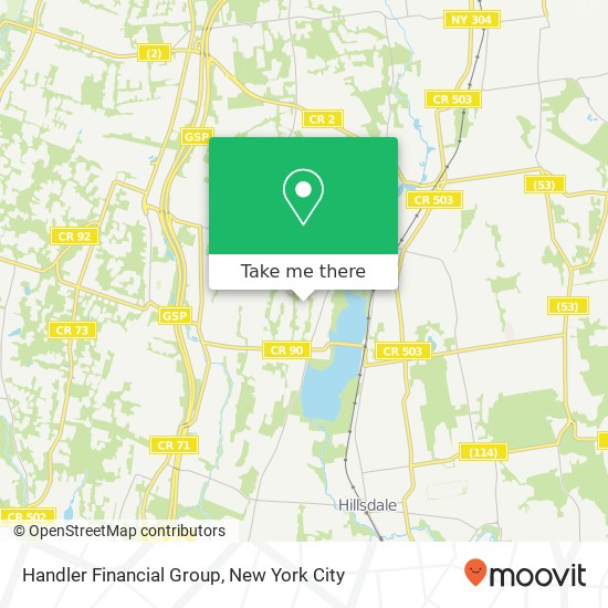 Handler Financial Group map