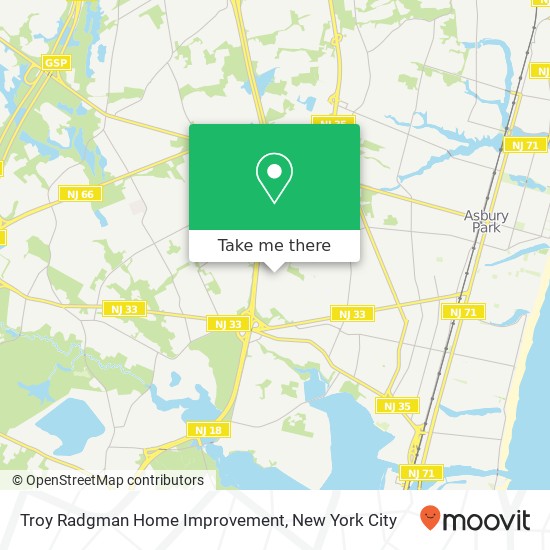 Mapa de Troy Radgman Home Improvement