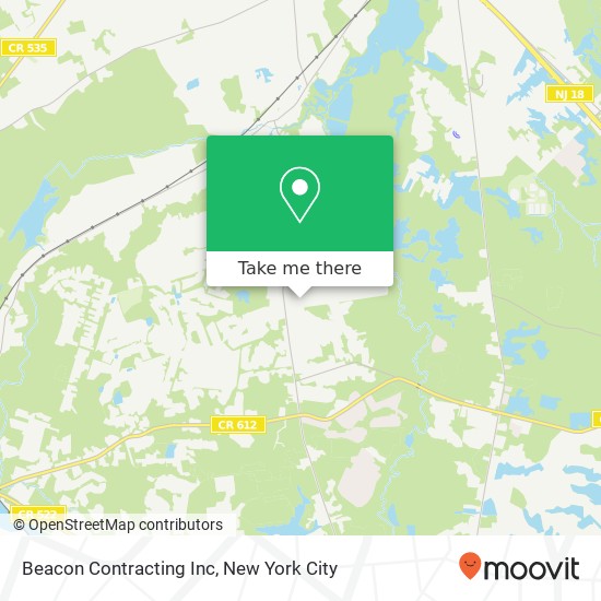 Mapa de Beacon Contracting Inc