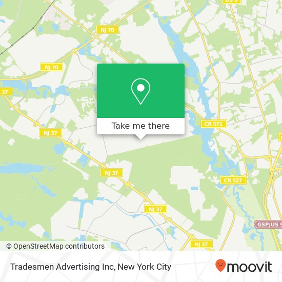 Mapa de Tradesmen Advertising Inc